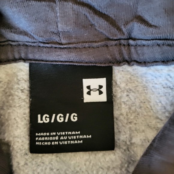 Under Armour Sweatshirt Gray, Size Large - Picture 3 of 5